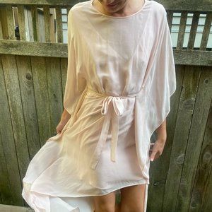 Tag Still On BCBG Asymmetrical Blush Pink Dress (Size M)